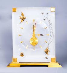 Mid-20th Century Jaeger le Coultre Marina Angel Fish Desk Clock