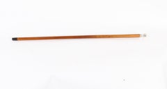 Antique English Sterling Silver Walking Stick Cane London 1913. 97cm/ 38 inches