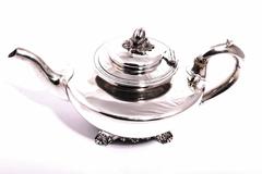 Antique Victorian Silver Teapot, 1837