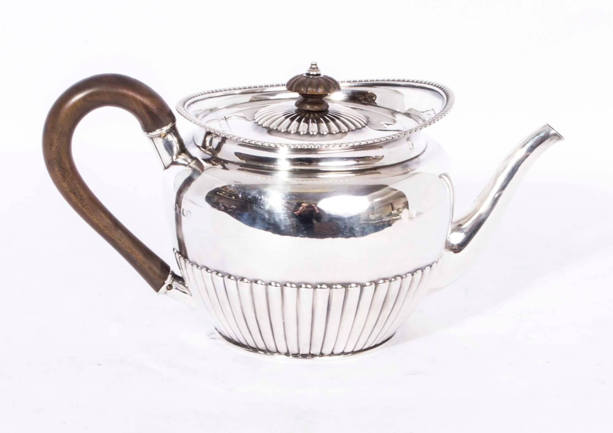 Early 19th Century Antique Sterling Silver Teapot Paul Storr, 1826