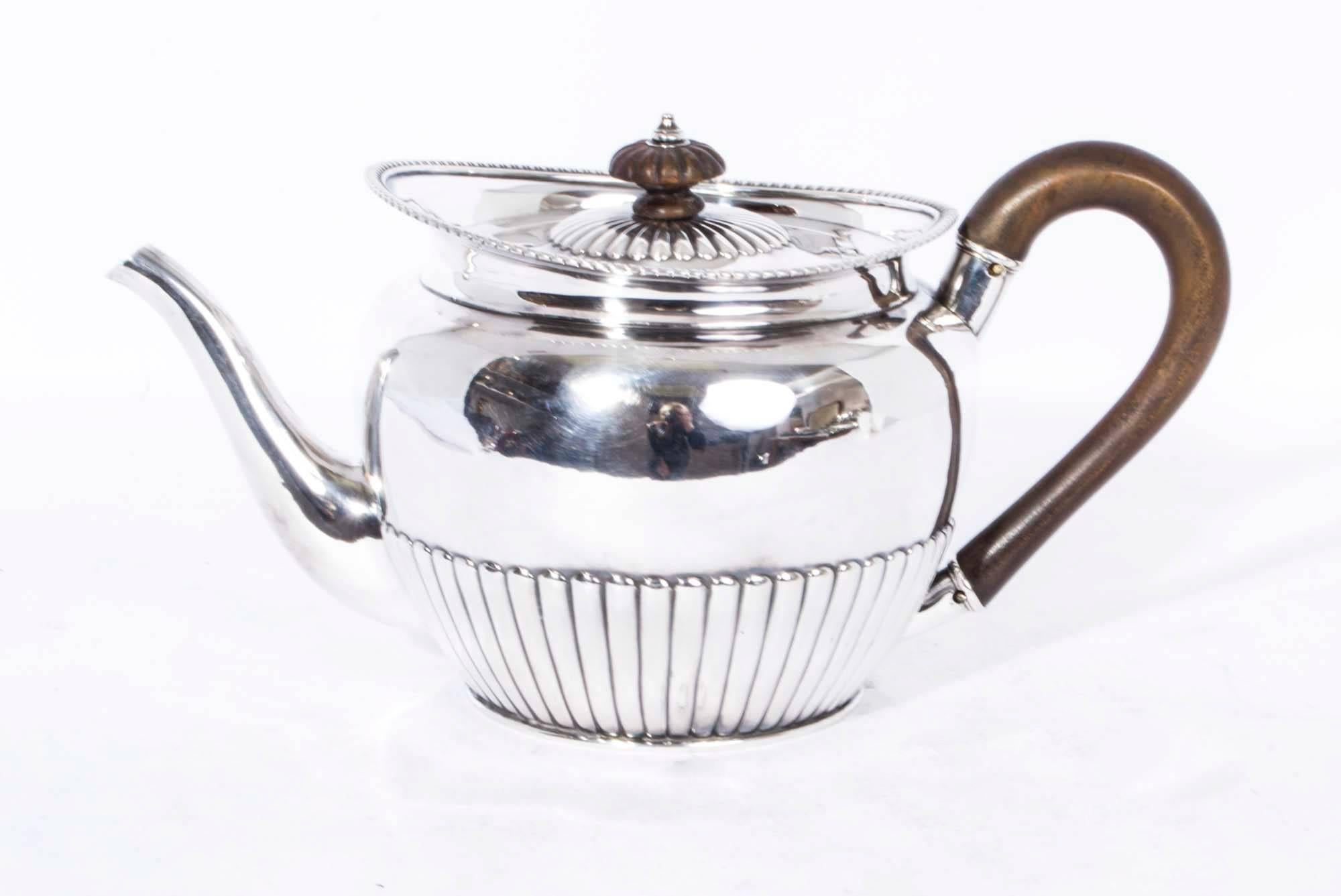 Antique Sterling Silver Teapot Paul Storr, 1826 4