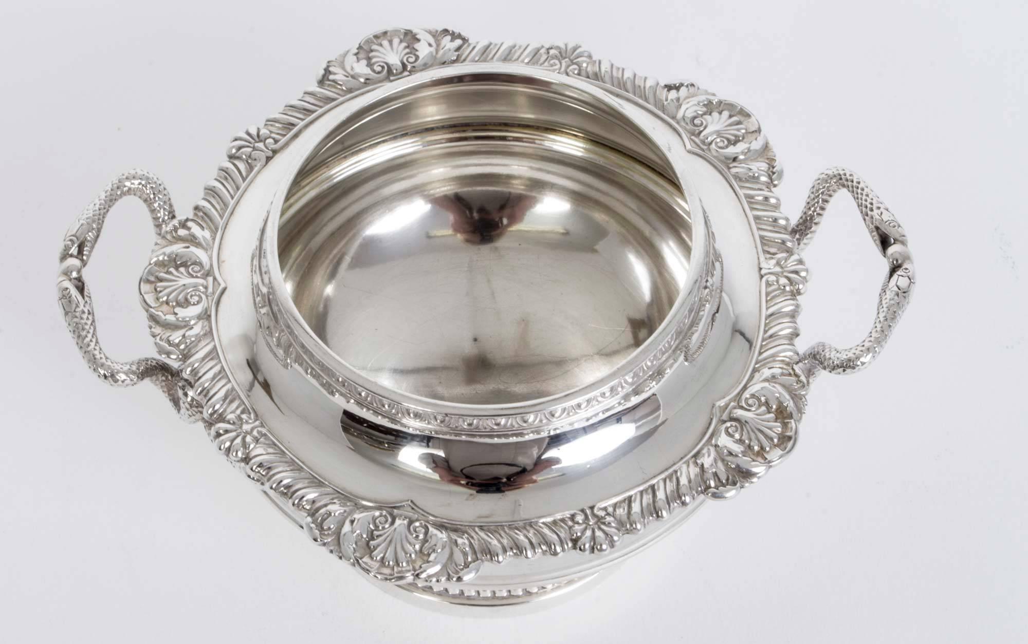 Early 20th Century Antique Silver Tea Coffee Set of Five Paul Storr Style, 1917