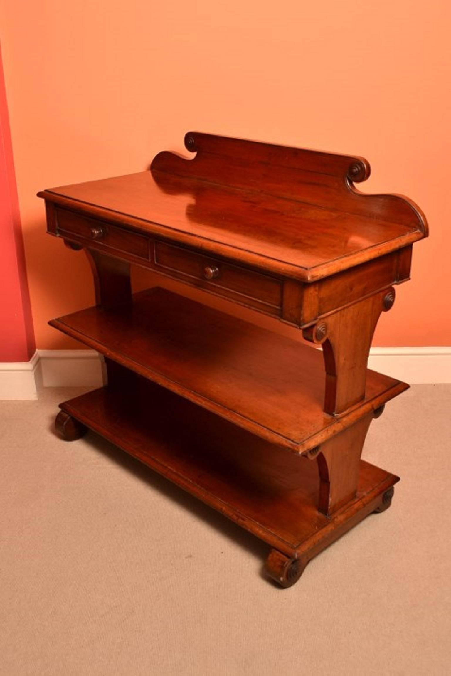 victorian buffet table