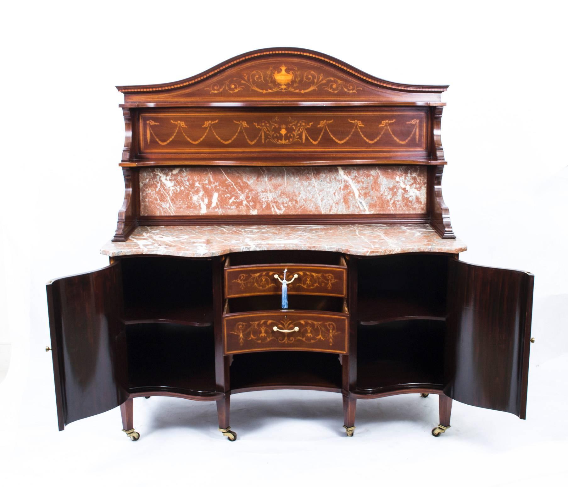 Late 19th Century Antique Victorian Bedroom Suite by Edwards & Roberts, circa 1880
