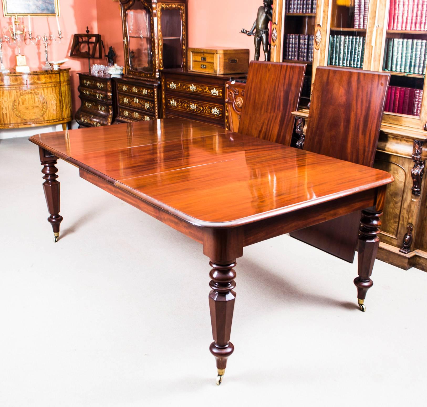 antique mahogany dining table