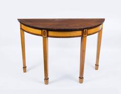 Early 20th Century Pair of Regency Style Console Tables
