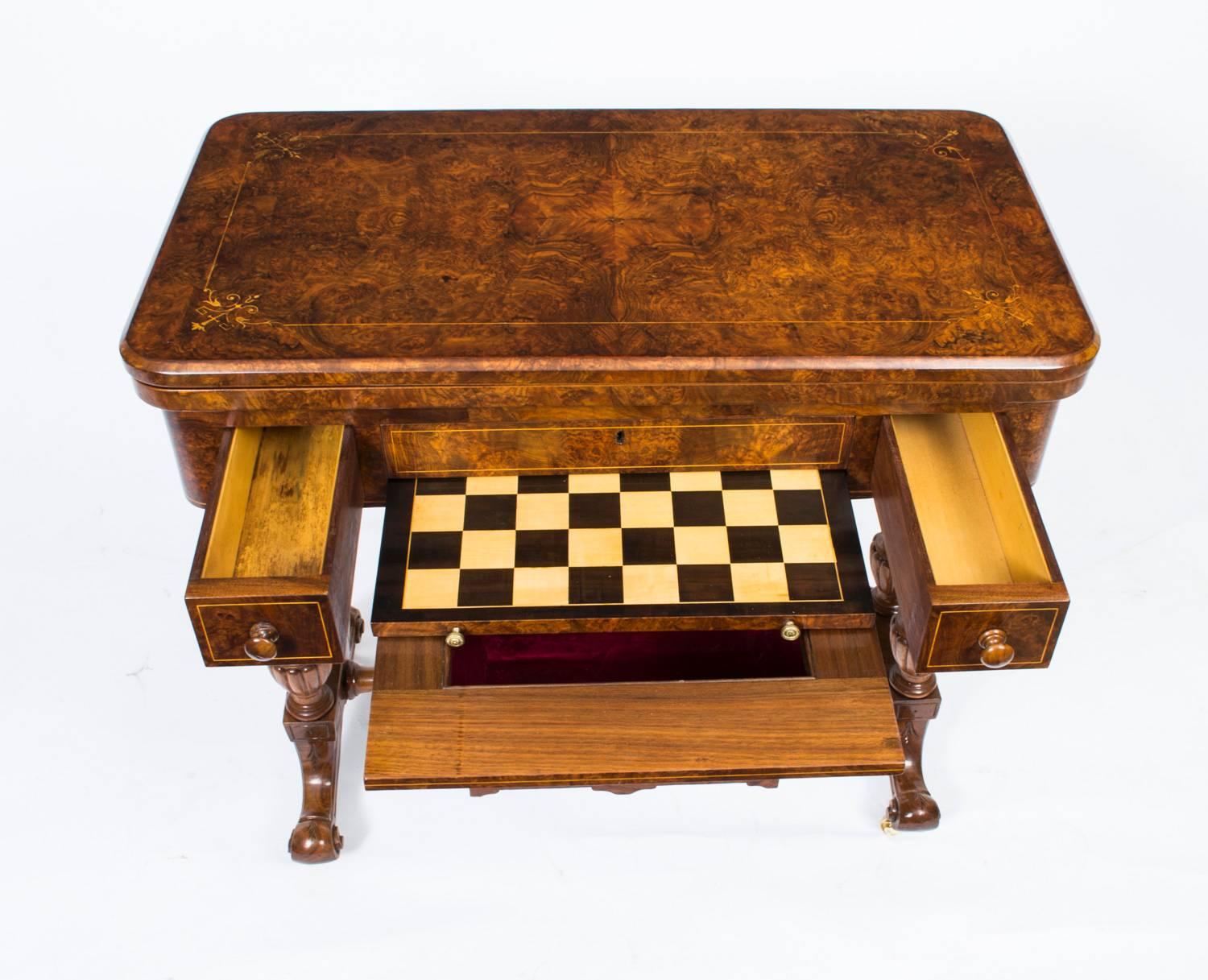 victorian game table