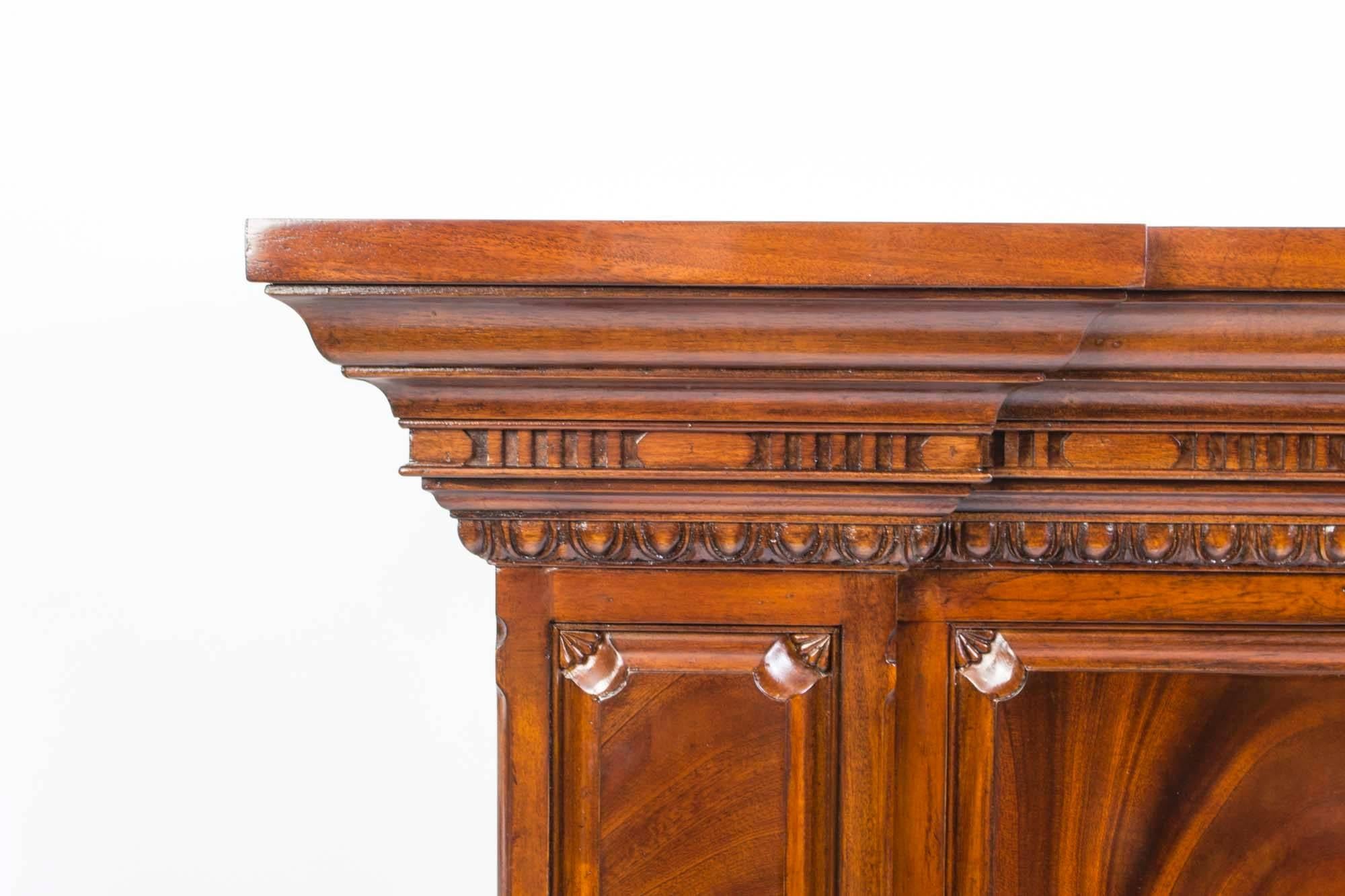 His is a superb flame mahogany fire surround in timeless Victorian style which will look amazing in any period or country style surroundings, dating from the last quarter of the 20th century.

The flame mahogany is enhanced by the superb hand