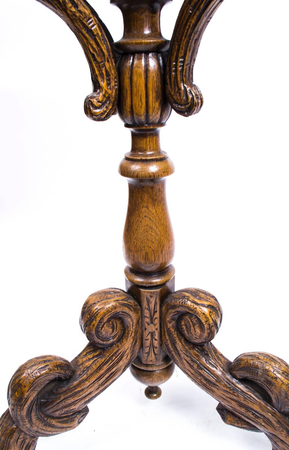19th Century Hand-Carved Black Forest Jardiniere 1