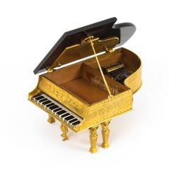 Antique Viennese Ormolu Piano Musical Jewellery Box G Brehmer