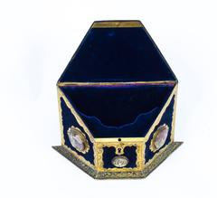 Antique Sevres Porcelain, Cameo and Ormolu-Mounted Stationary Box