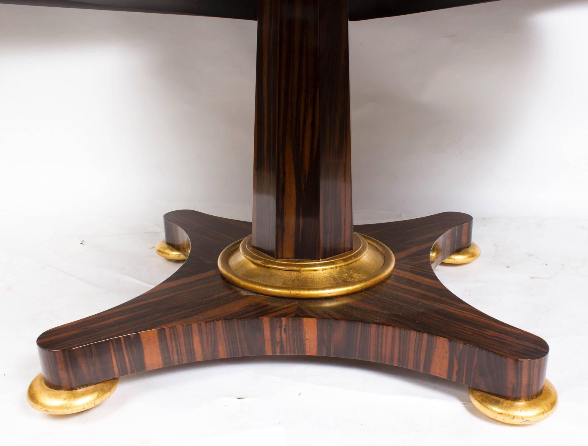 Antique Calamander and Marquetry Parcel Gilt Table 2