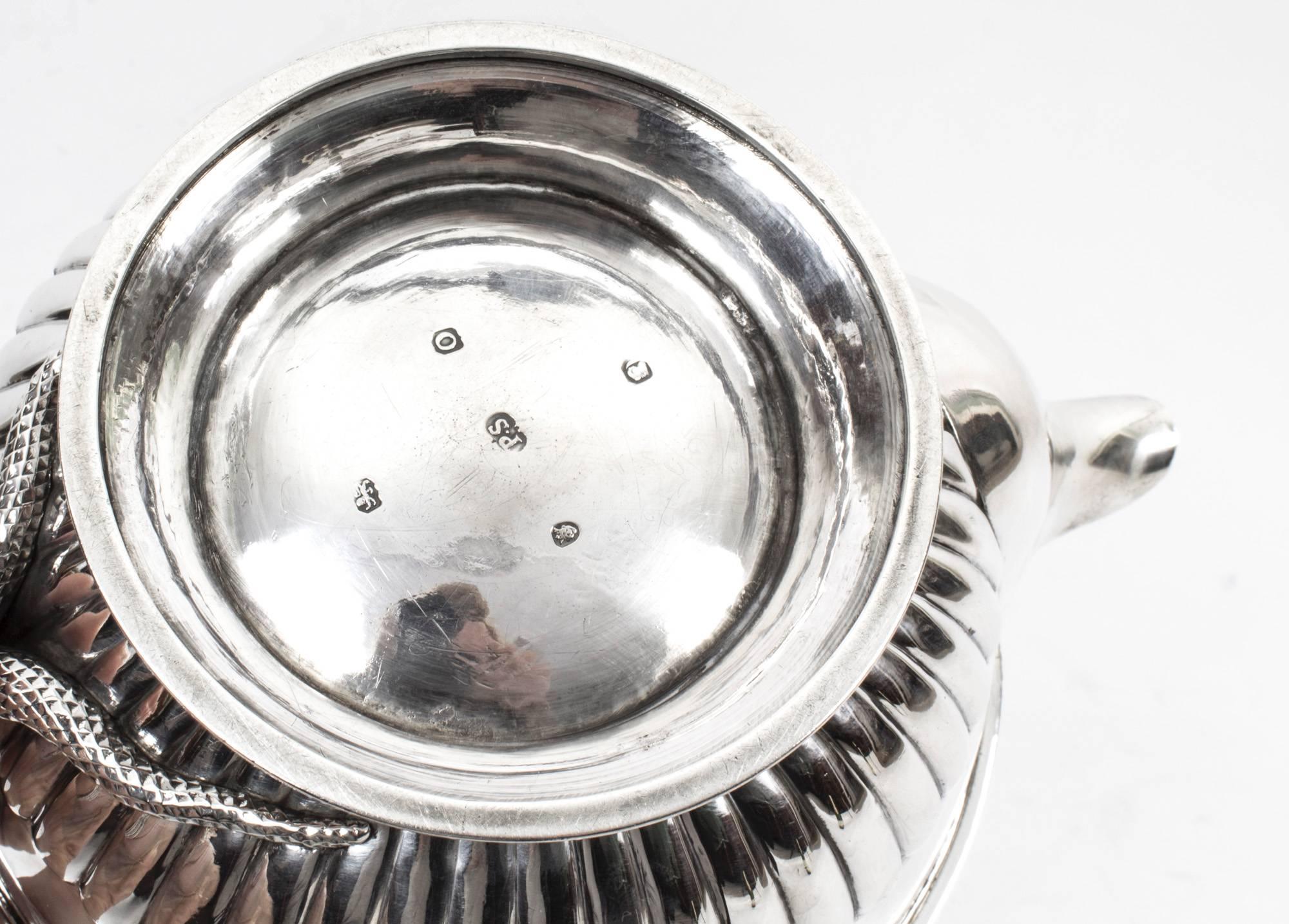 Early 19th Century Antique Sterling Silver Teapot Paul Storr, 1809