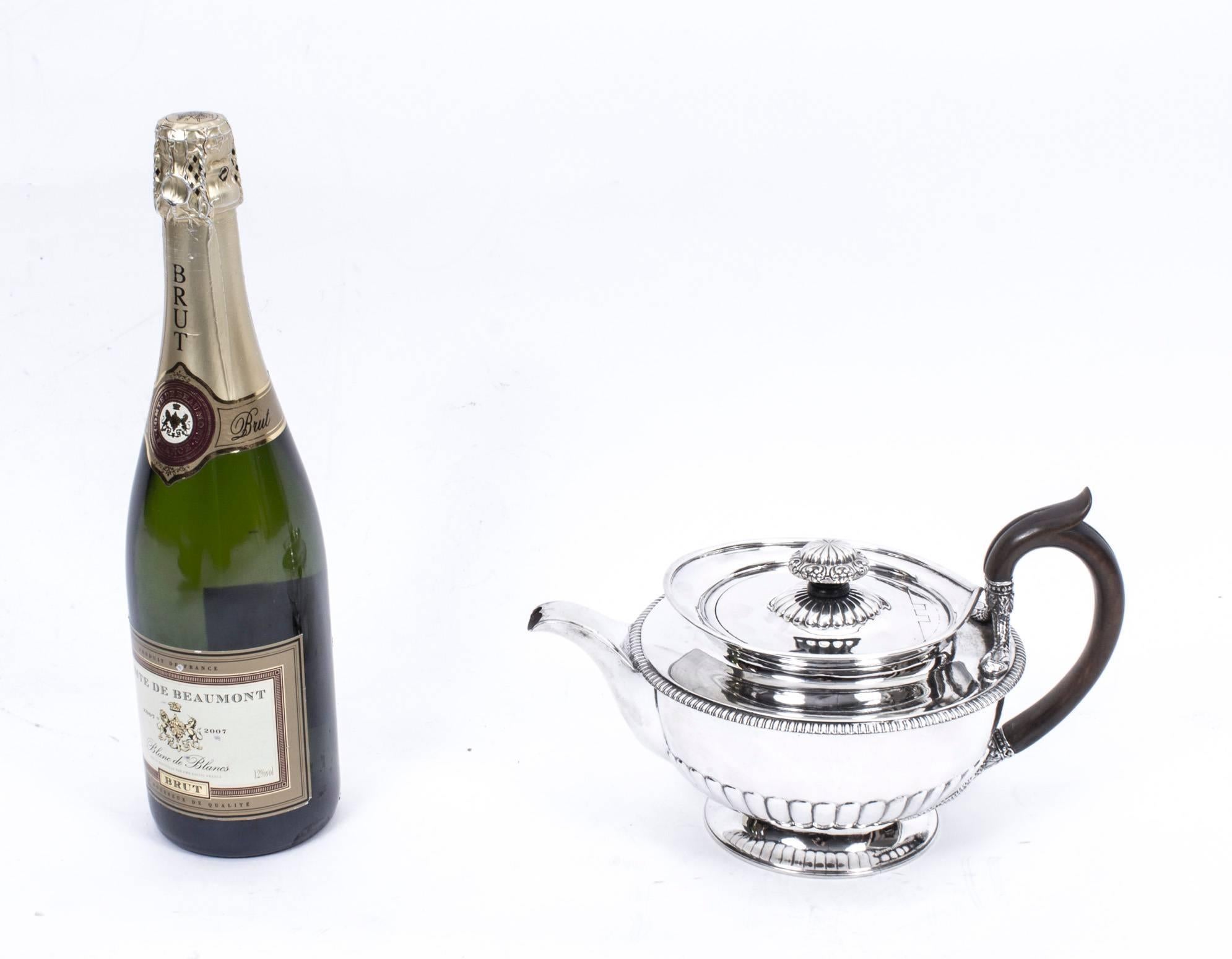 Antique Sterling Silver Teapot Paul Storr, 1809 1