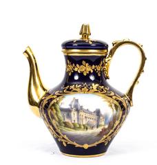 Antique French Sevres Porcelain Cabaret Set, circa 1900