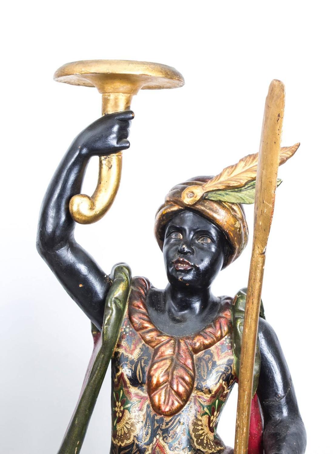Antique Pair of Blackamoor Figures, circa 1870 For Sale at 1stdibs