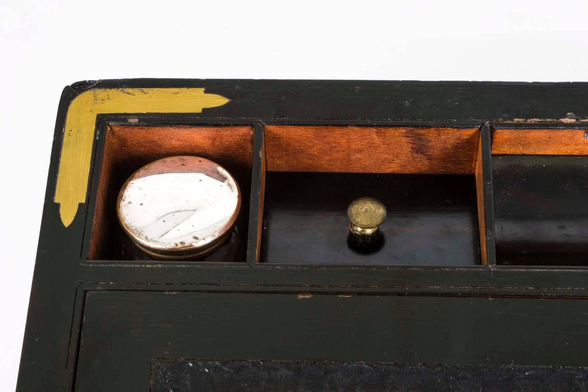 Antique Coromandel Writing and Stationery Slope, circa 1840 1