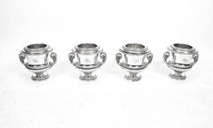 19th Century Set Four Old Sheffield Regency Wine Coolers