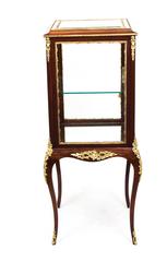 19th Century Square Ormolu-Mounted Vitrine Display Cabinet