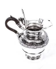 Antique Sterling Silver Ewer Jug by John Bridge, 1825