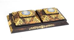Antique Victorian Betjemann's Jasperware Book Slide, circa 1880