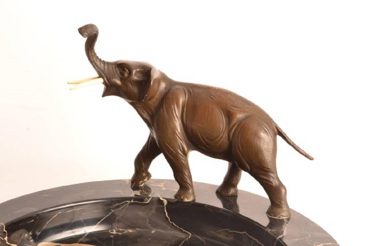 elephant bronze sculpture