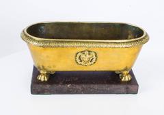 Antique Grand Tour Desk Bronze Roman Bath 19th Century