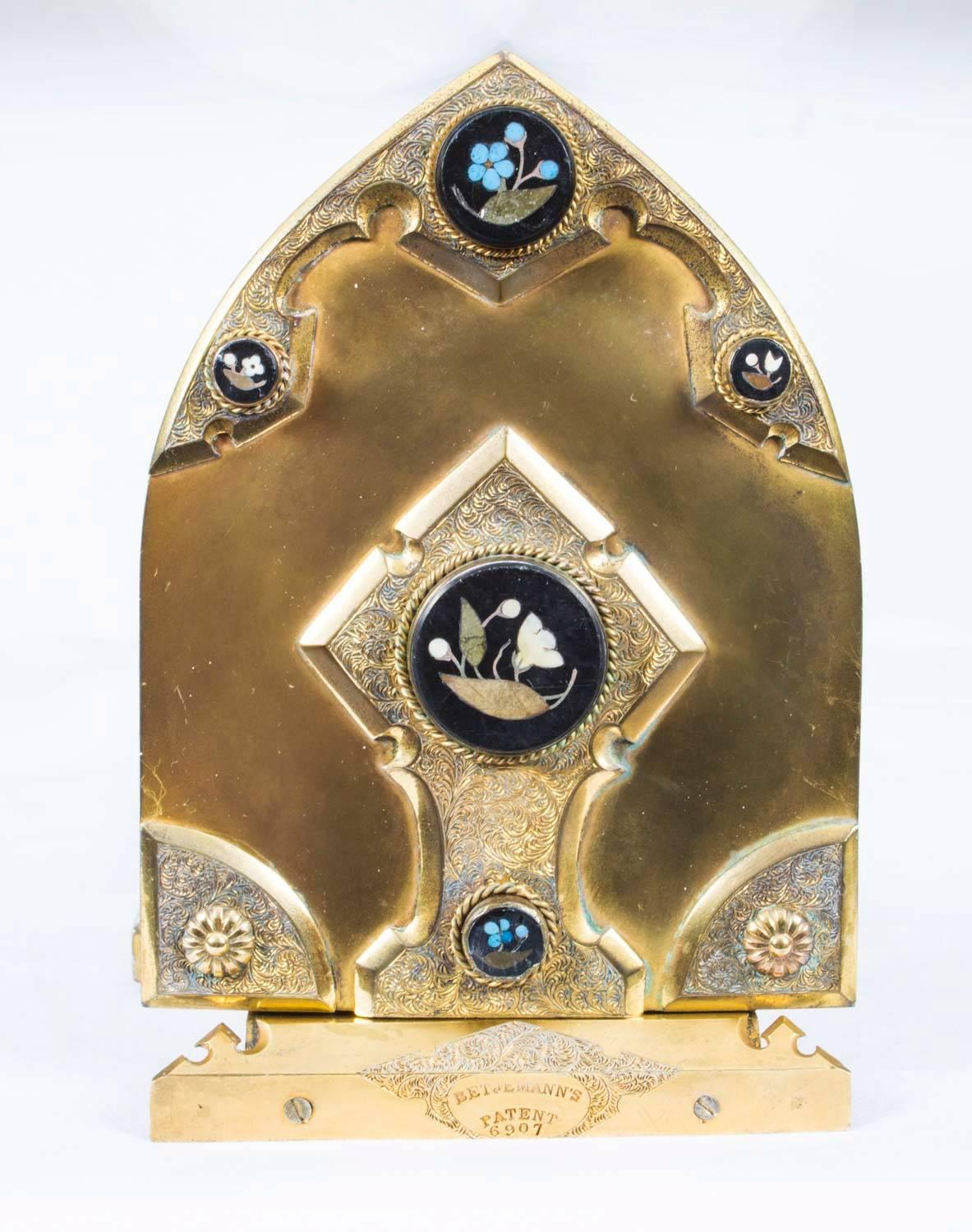 English 19th Century Victorian Ormolu Book Slide Asprey