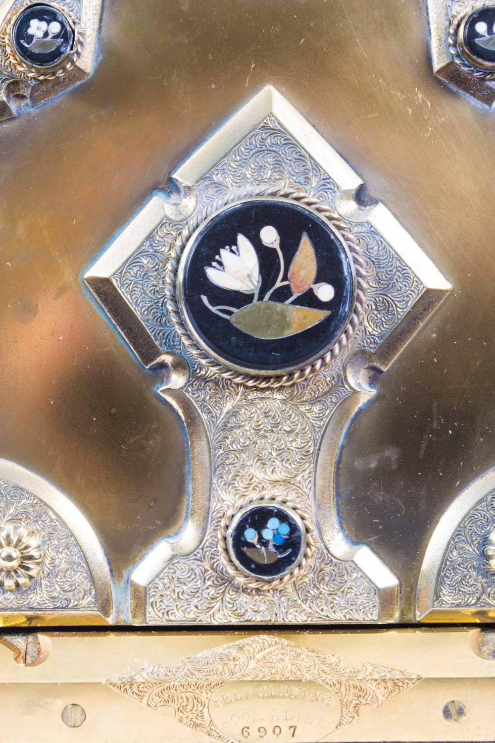 19th Century Victorian Ormolu Book Slide Asprey 2