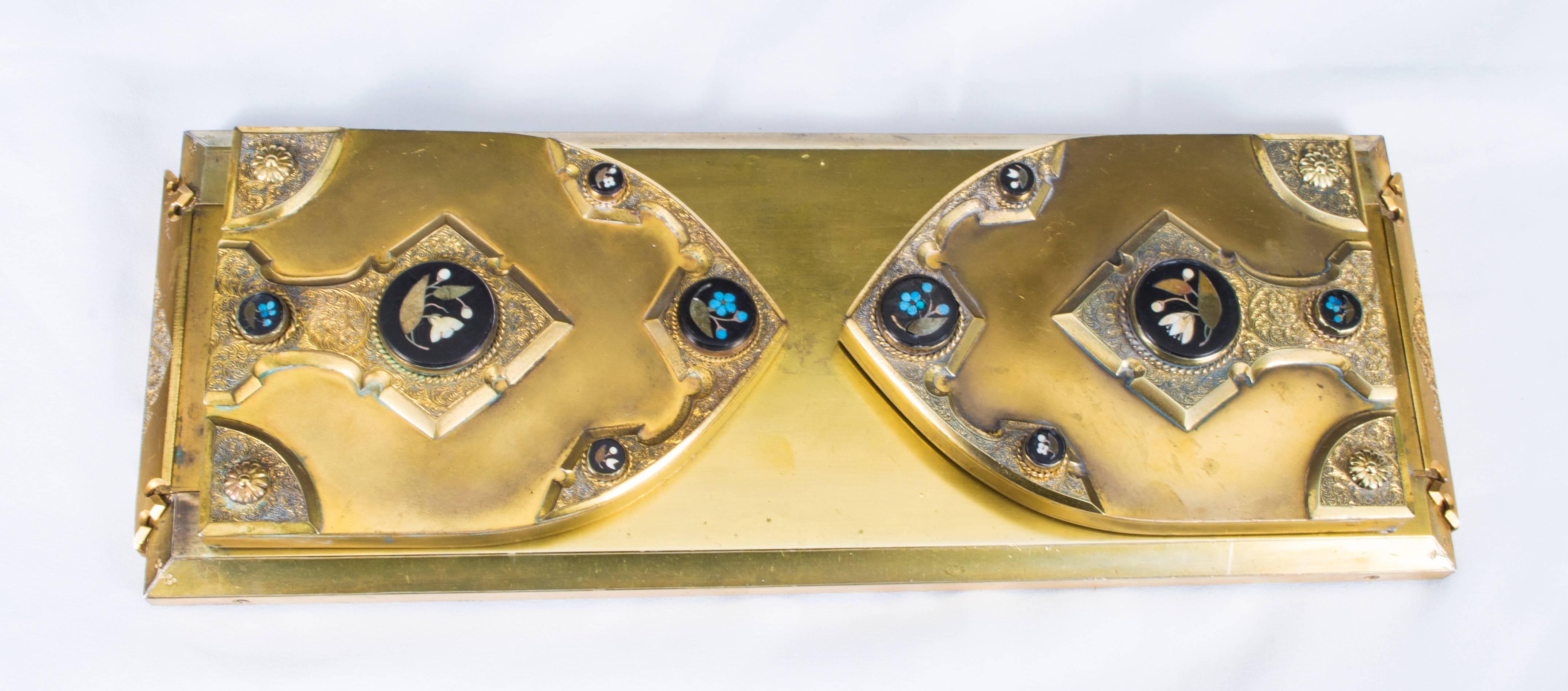 19th Century Victorian Ormolu Book Slide Asprey 3
