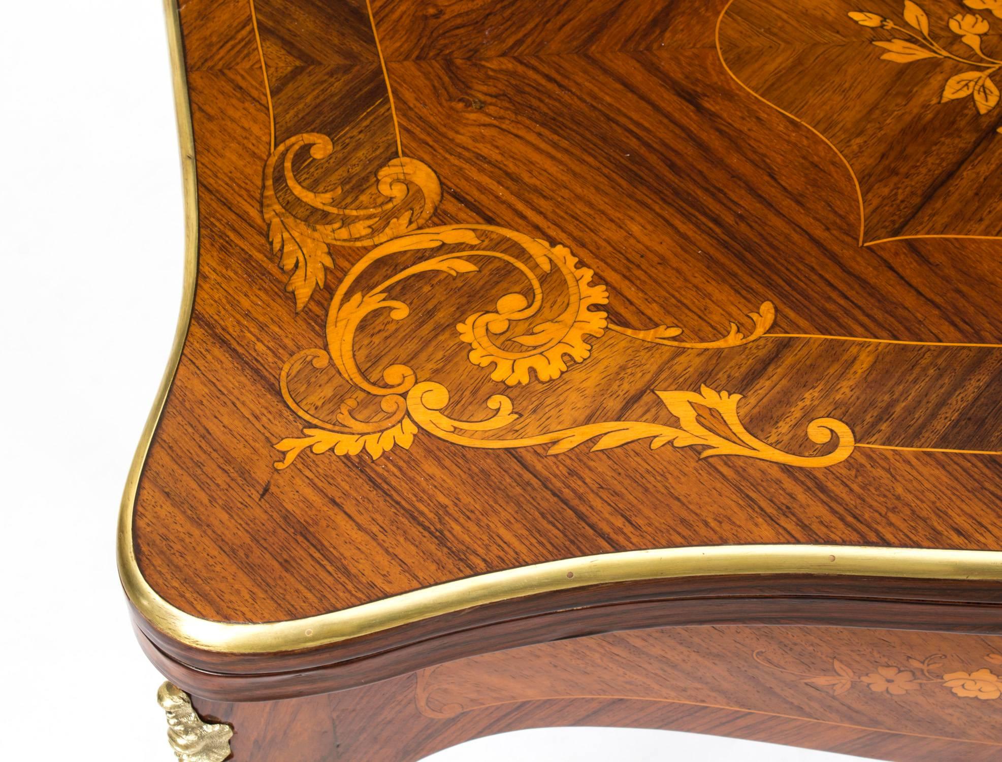 french marquetry table