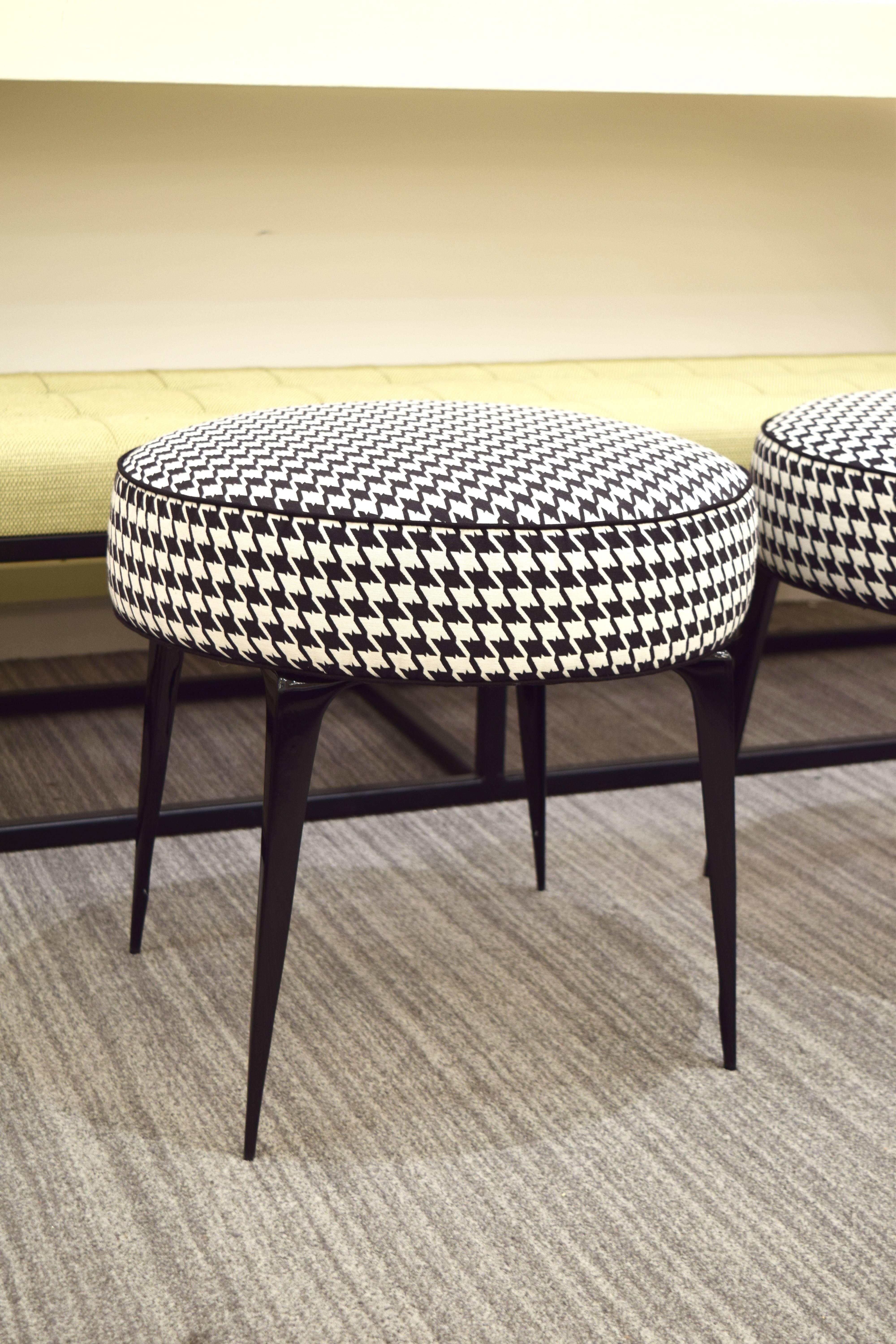 Pair of Coco Stiletto Ottomans In New Condition For Sale In New York, NY