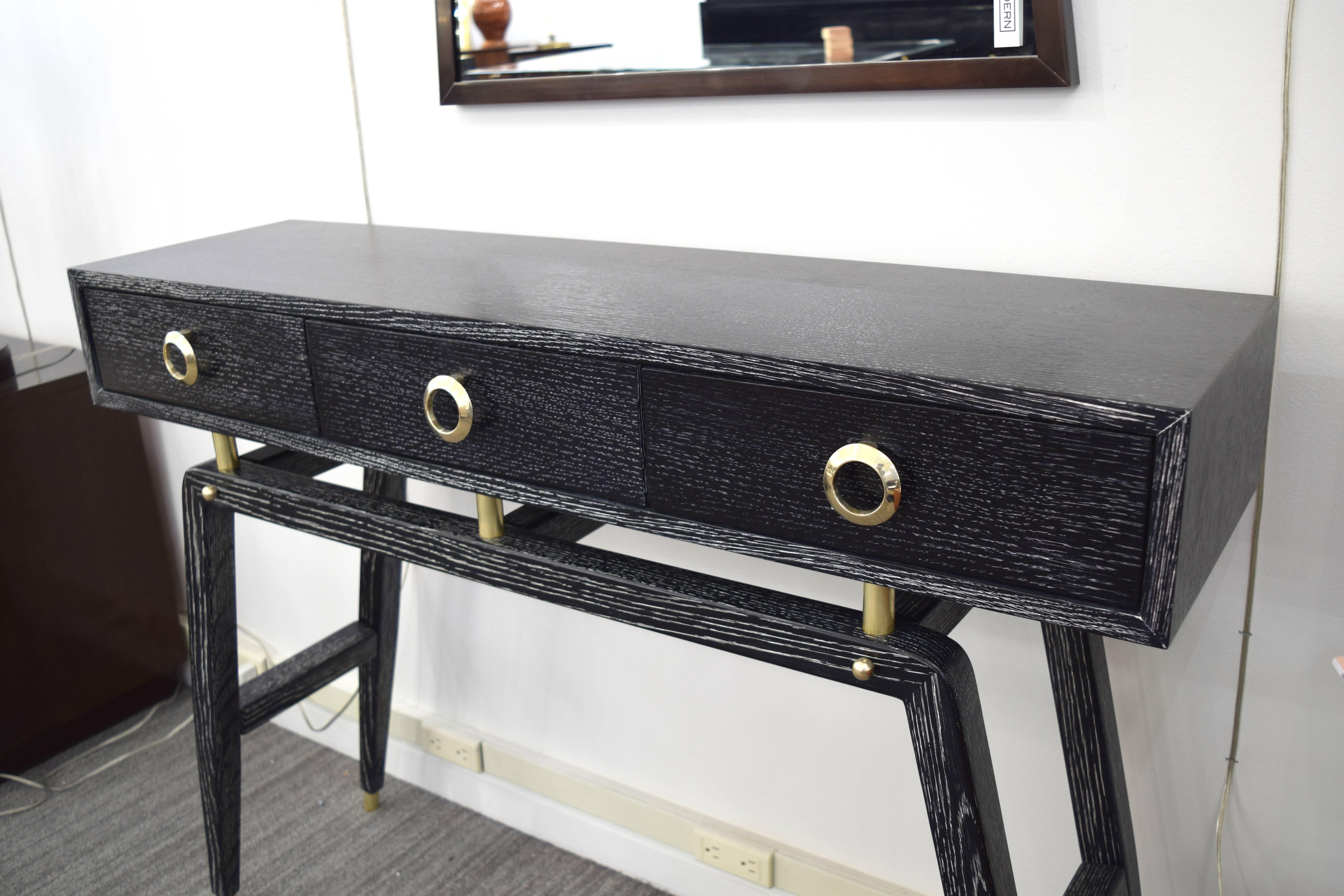 Contemporary Formation Three-Drawer Console For Sale