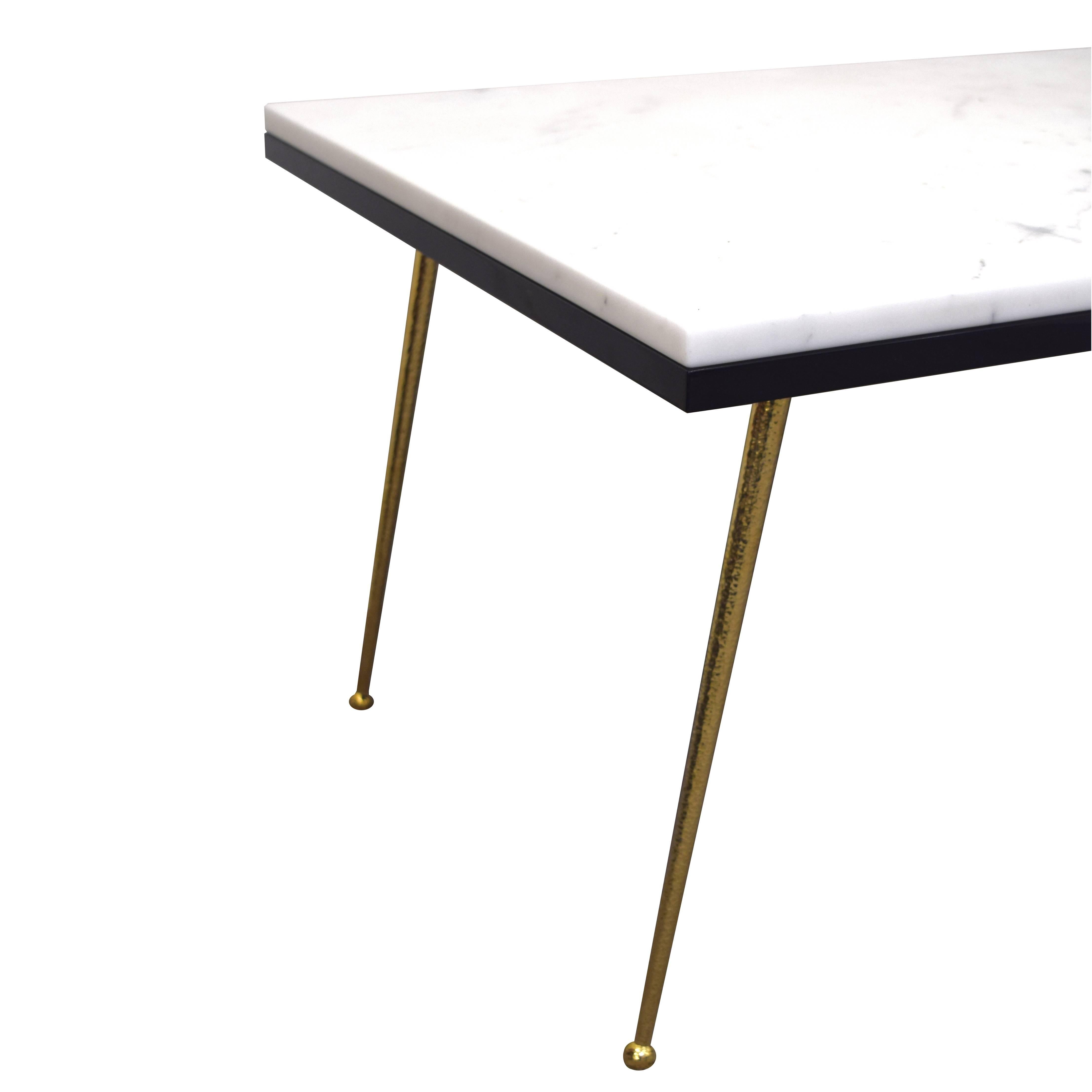 American Marble Vivier Coffee Table For Sale