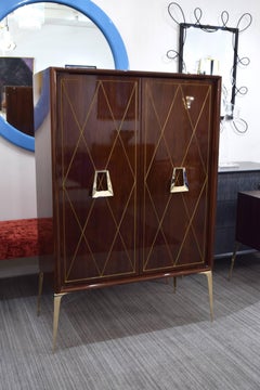 CF MODERN Custom Diamond Front Stiletto Bar Cabinet