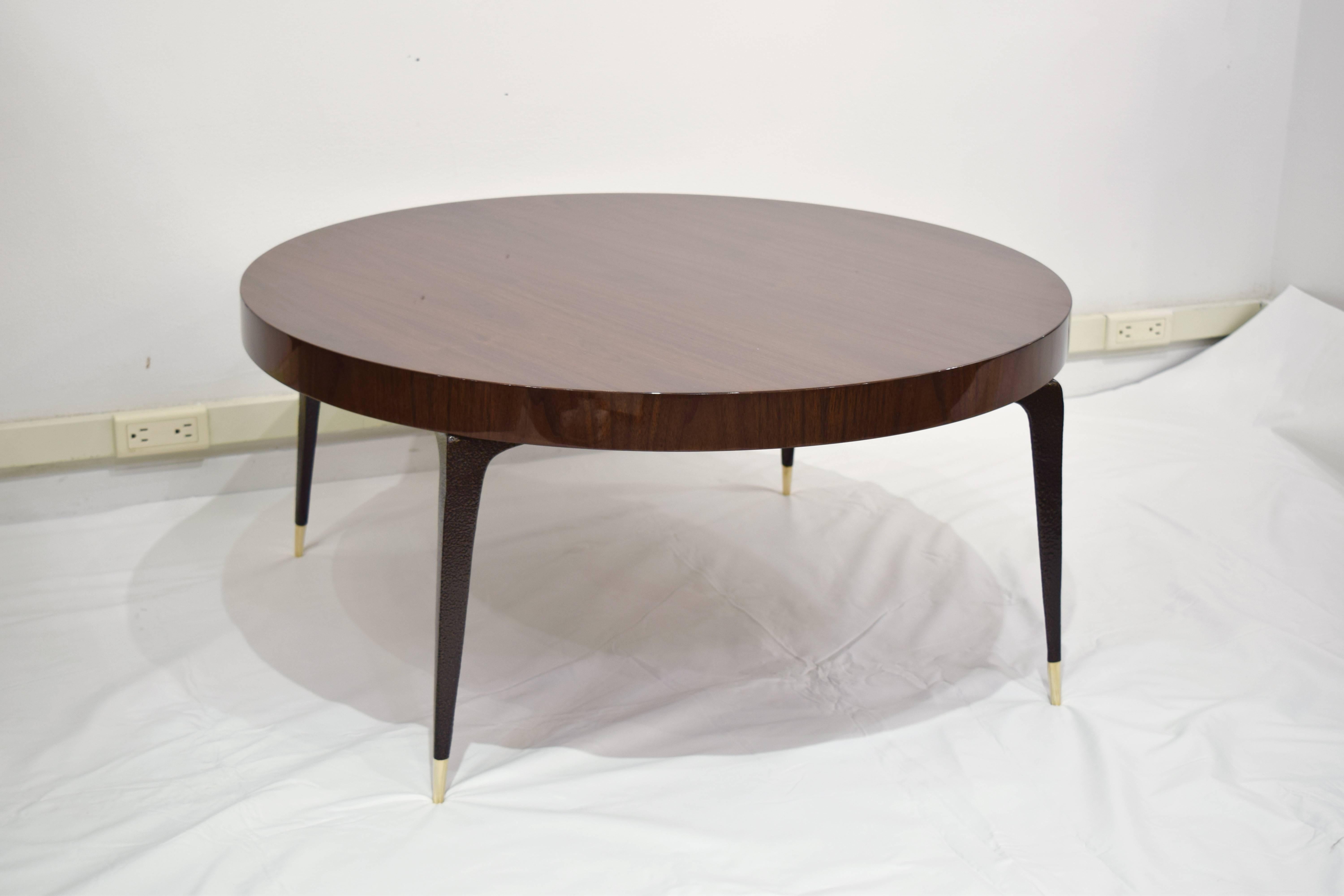 Contemporary CF MODERN Custom Round Stiletto Coffee Table For Sale