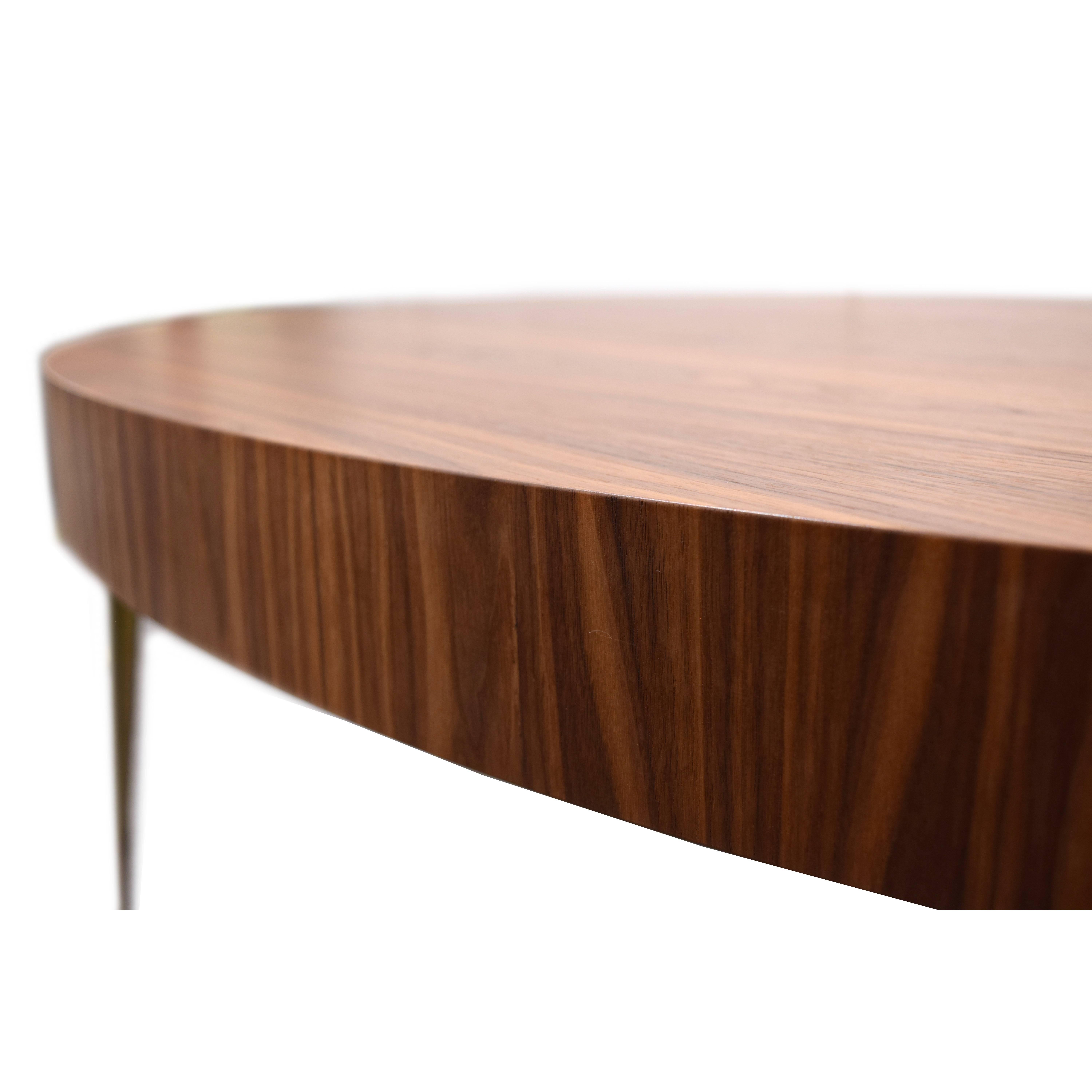 Contemporary Oval Stiletto Coffee Table For Sale