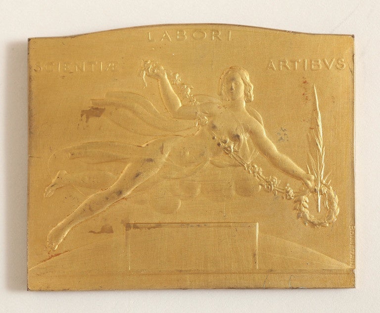 Armand Bonnetain Belgian Art Deco Bronze Medal, 1935