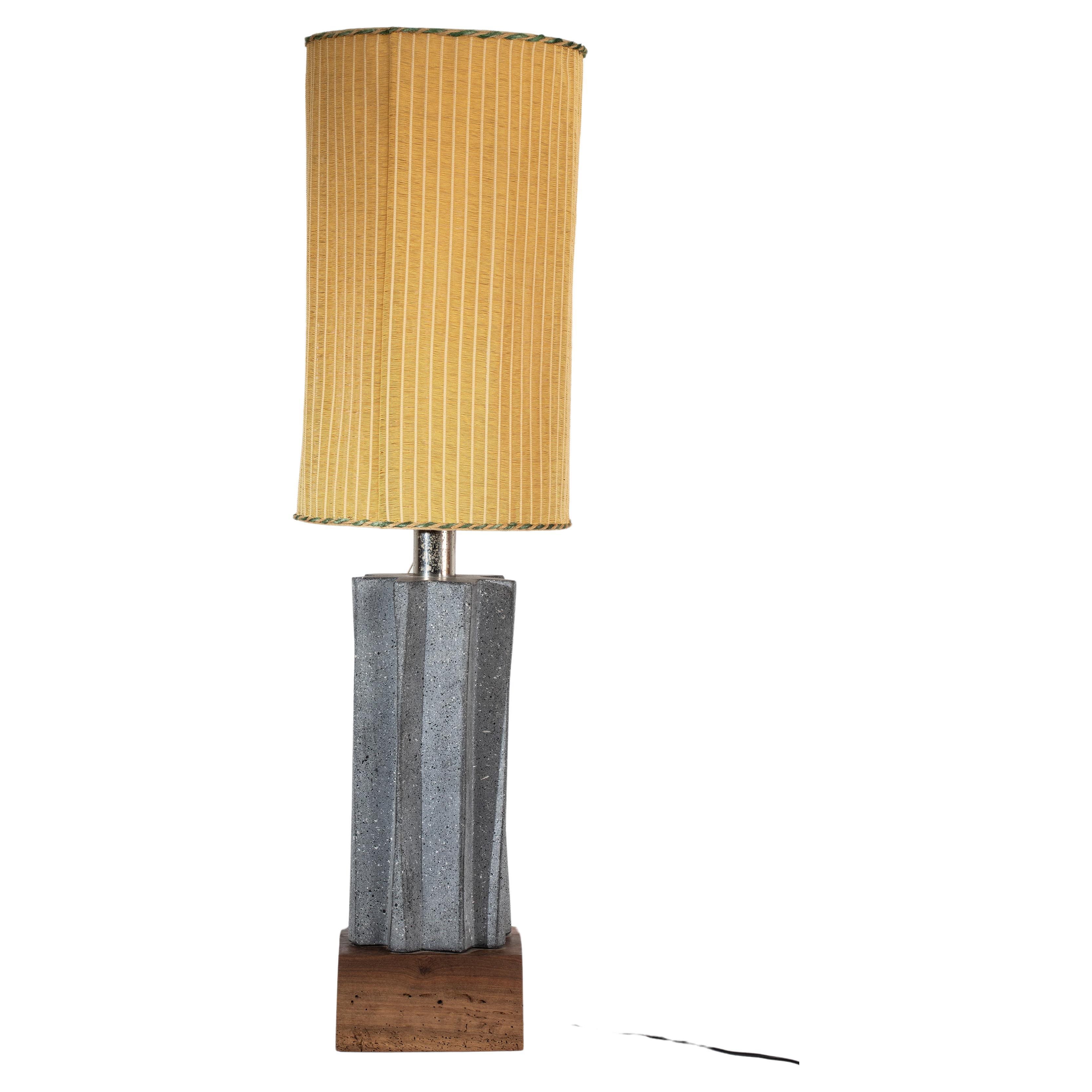 Lampe de table en céramique, fabrication italienne, années 1970