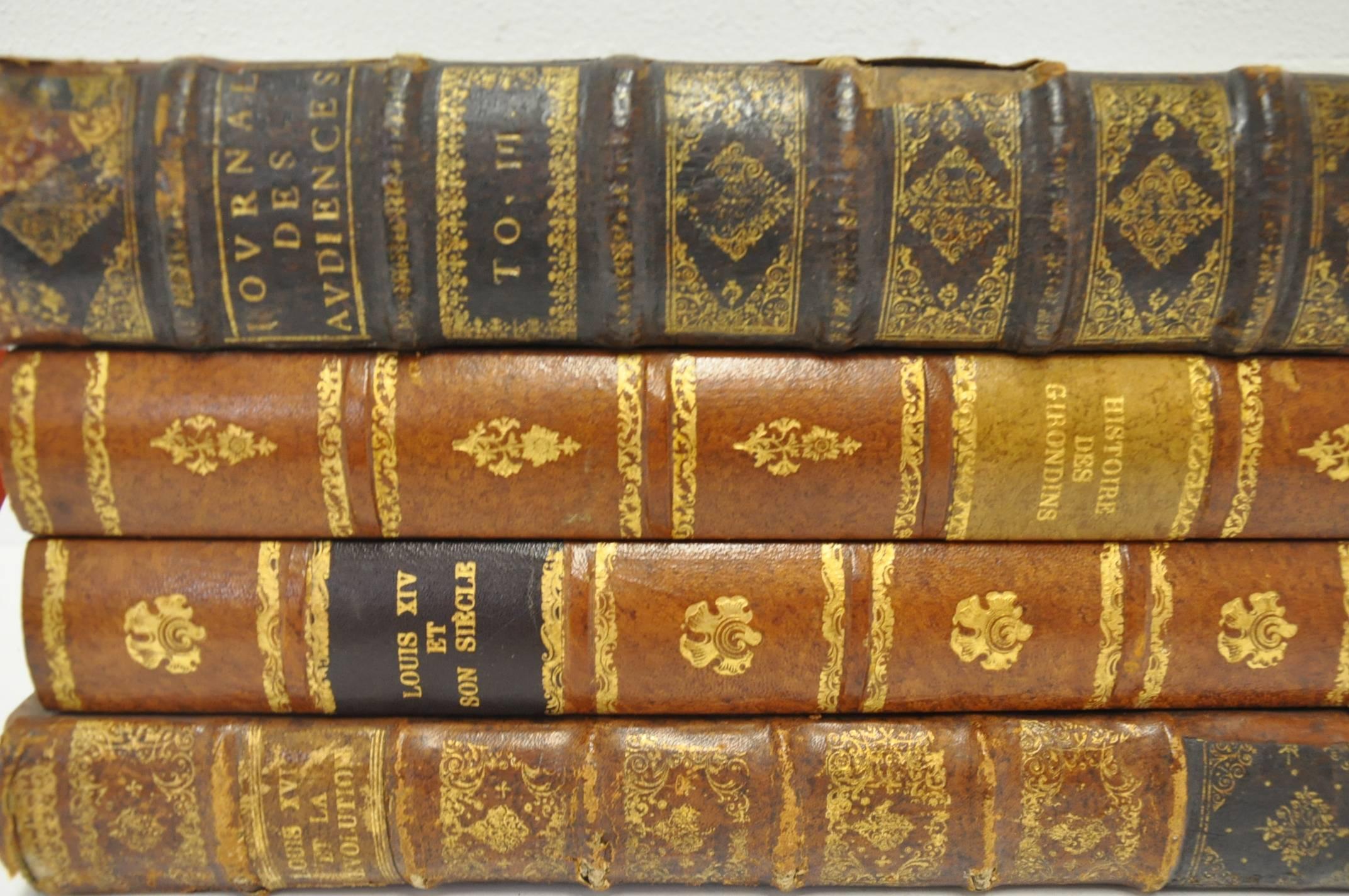 19th Century French Liquor Box Shaped like Four Leatherbound Books 4