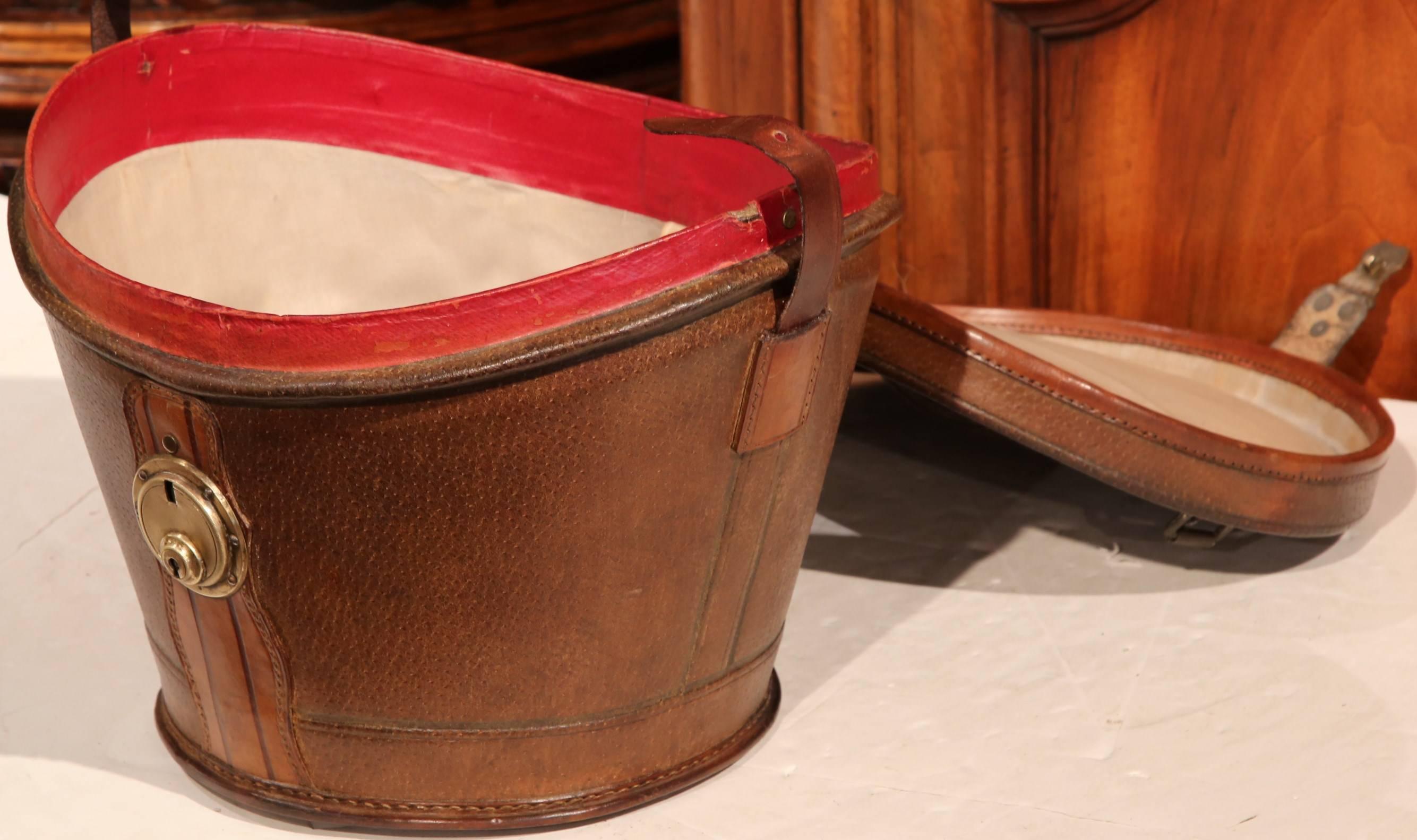 leather hat boxes for sale