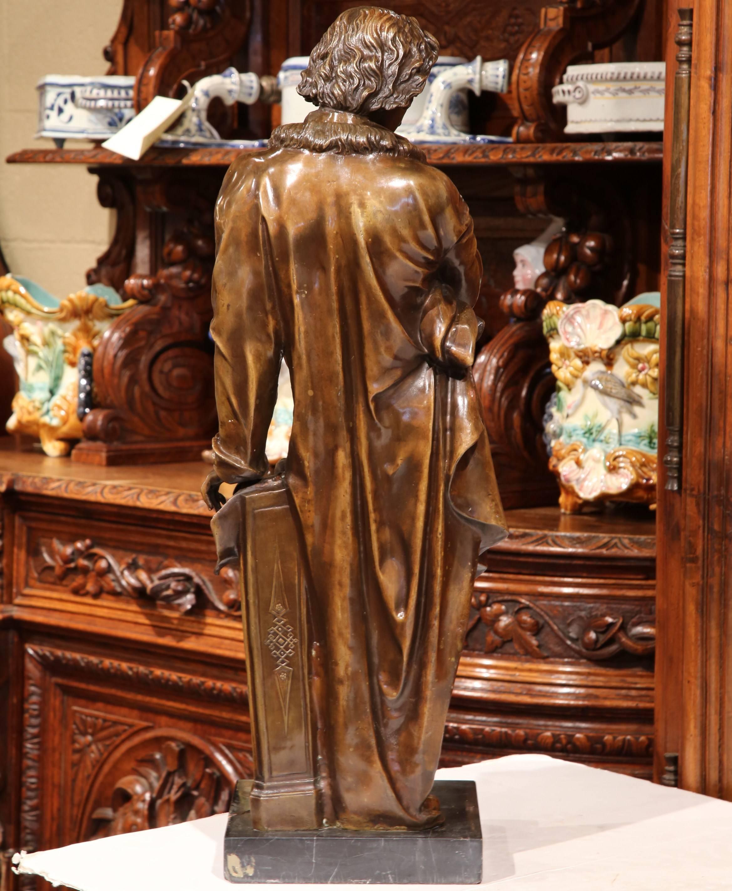 19th Century French Patinated Bronze 