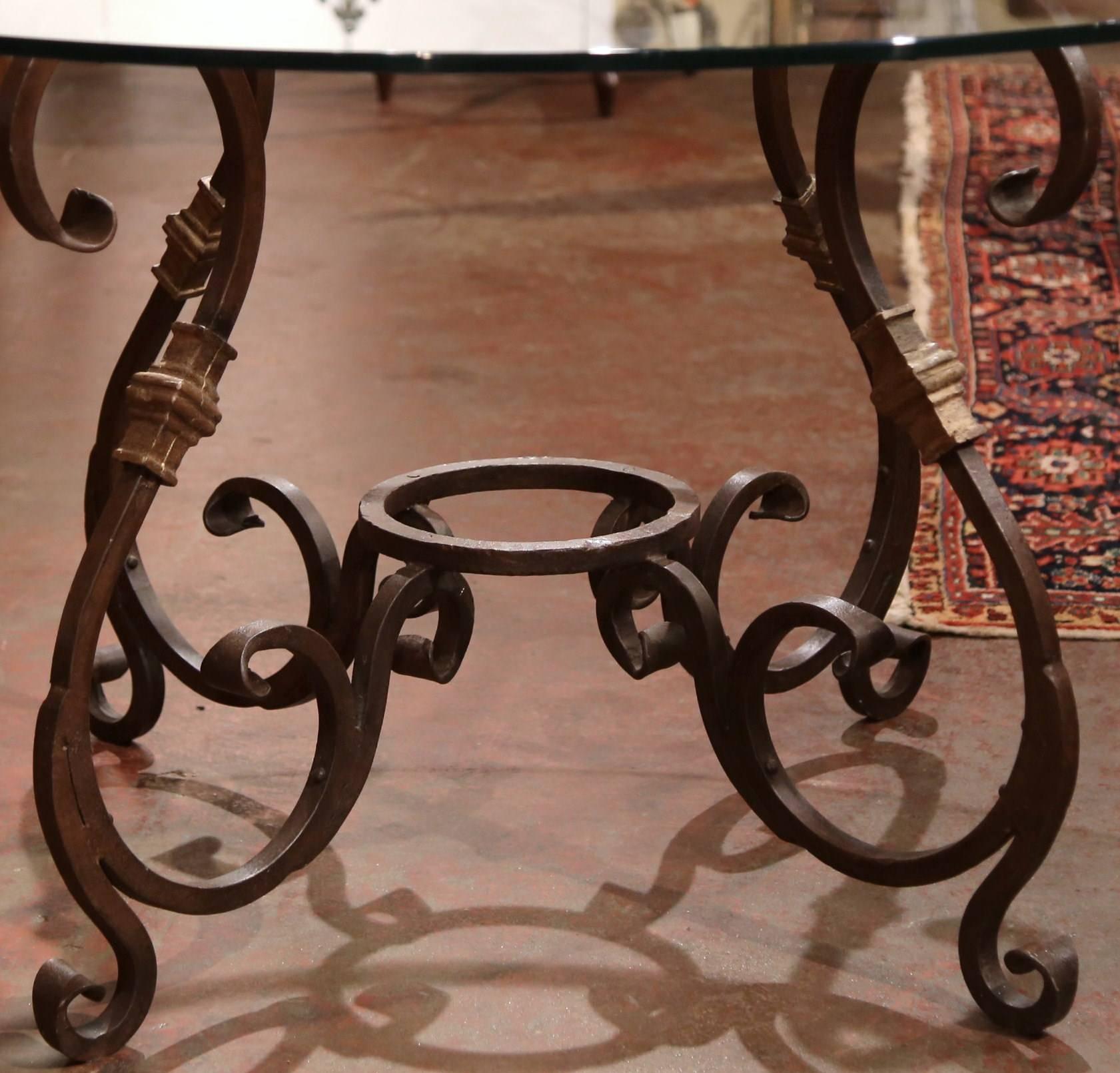 round table base for glass top