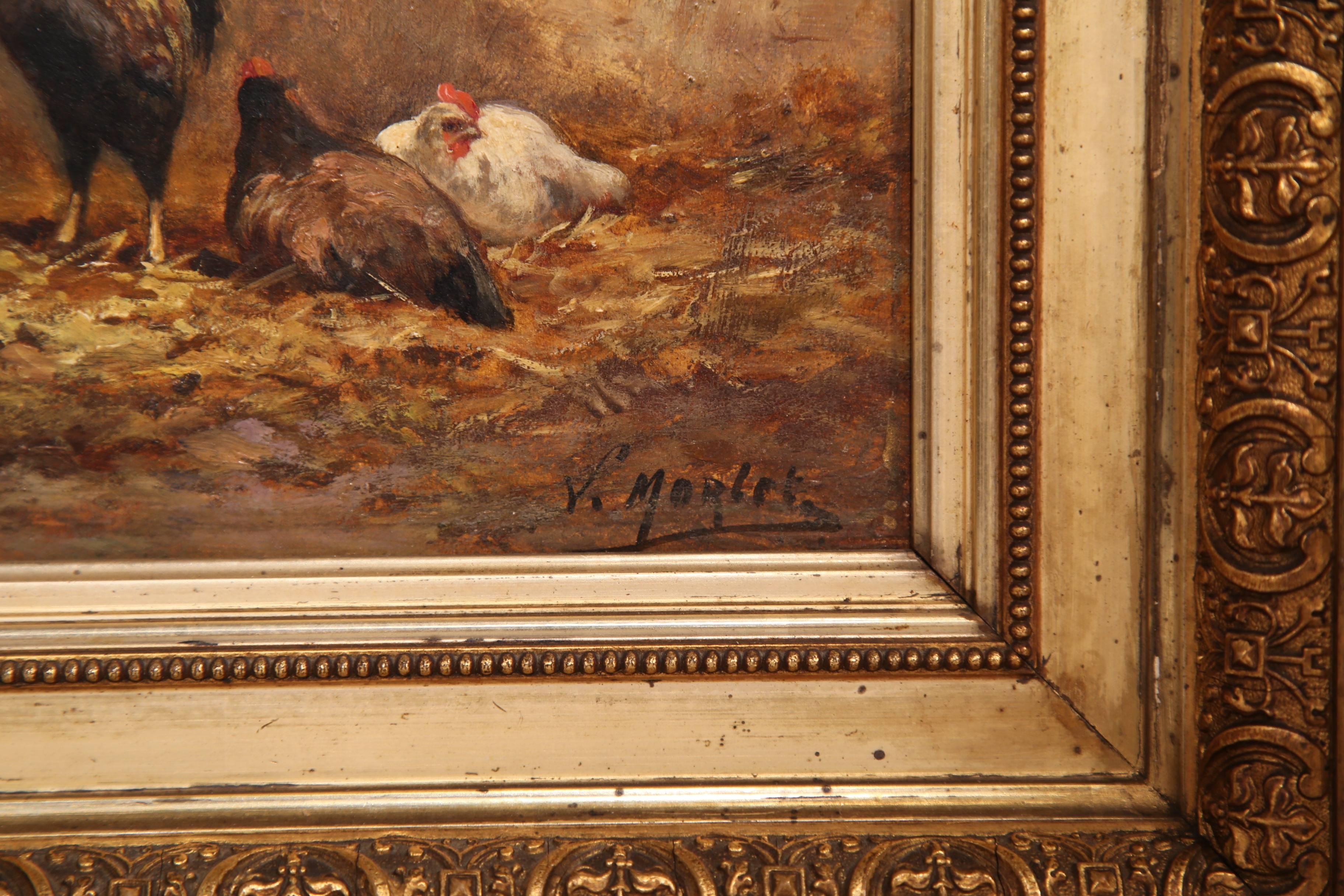 oil painting chicken