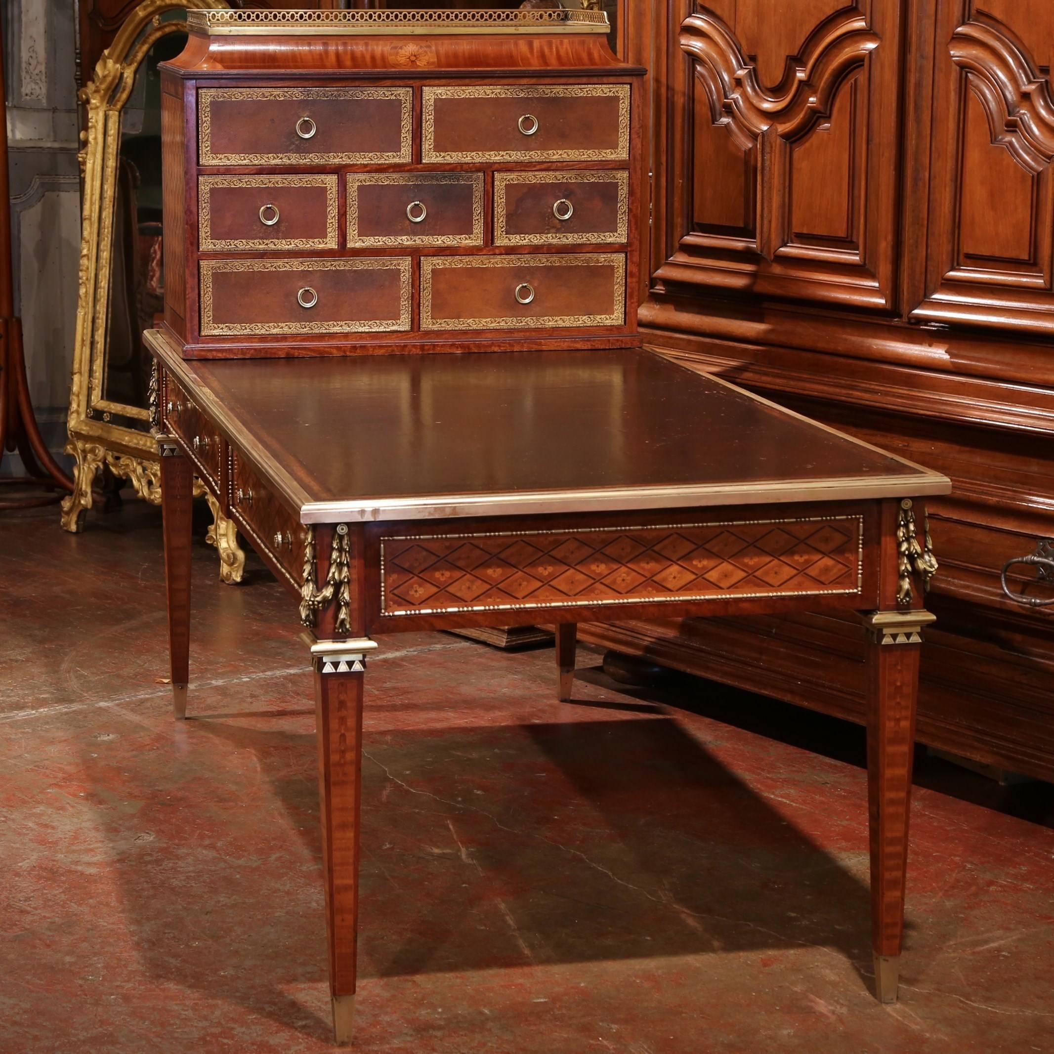 Perfect for a study or home office, this elegant 19th century Louis XVI 