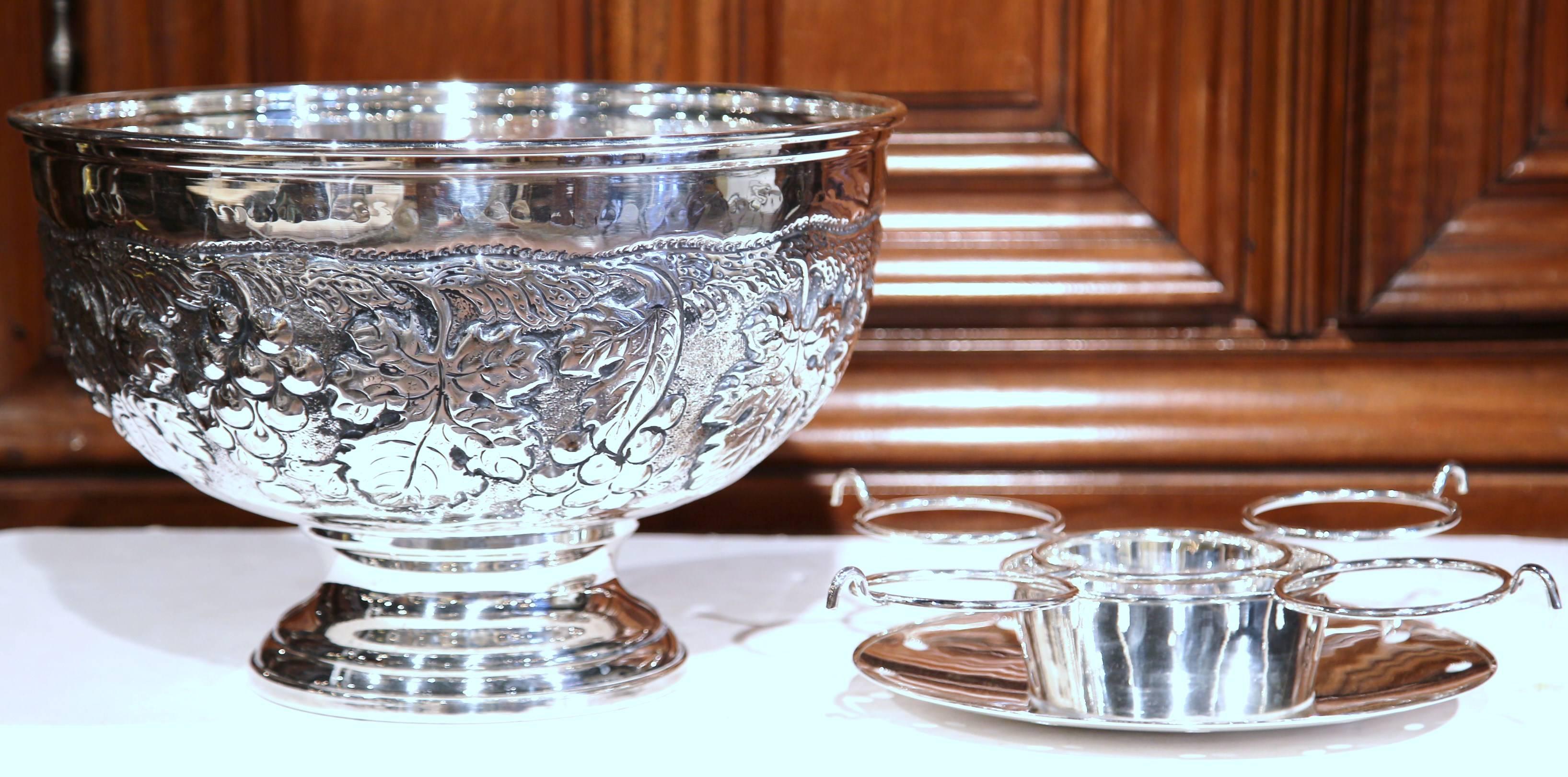 large silver champagne bucket