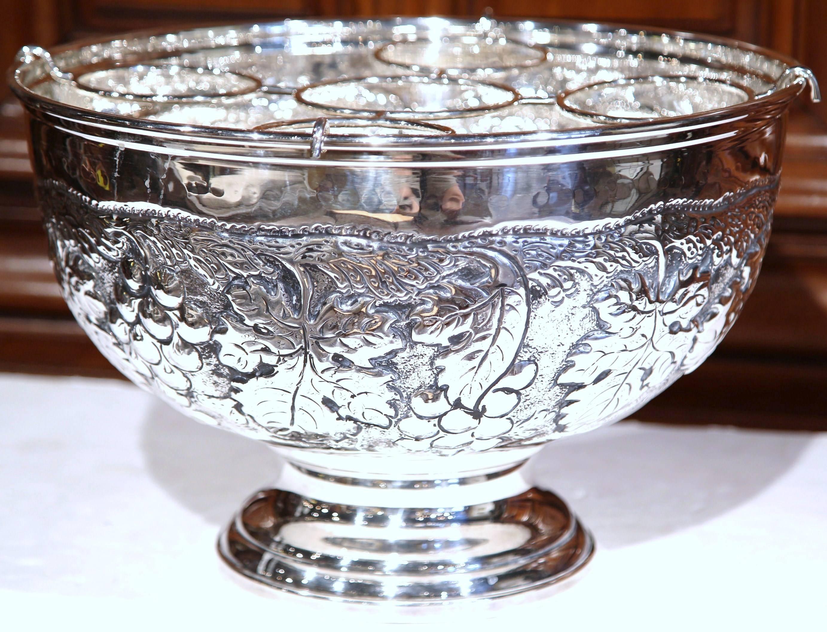 silver wine cooler bowl