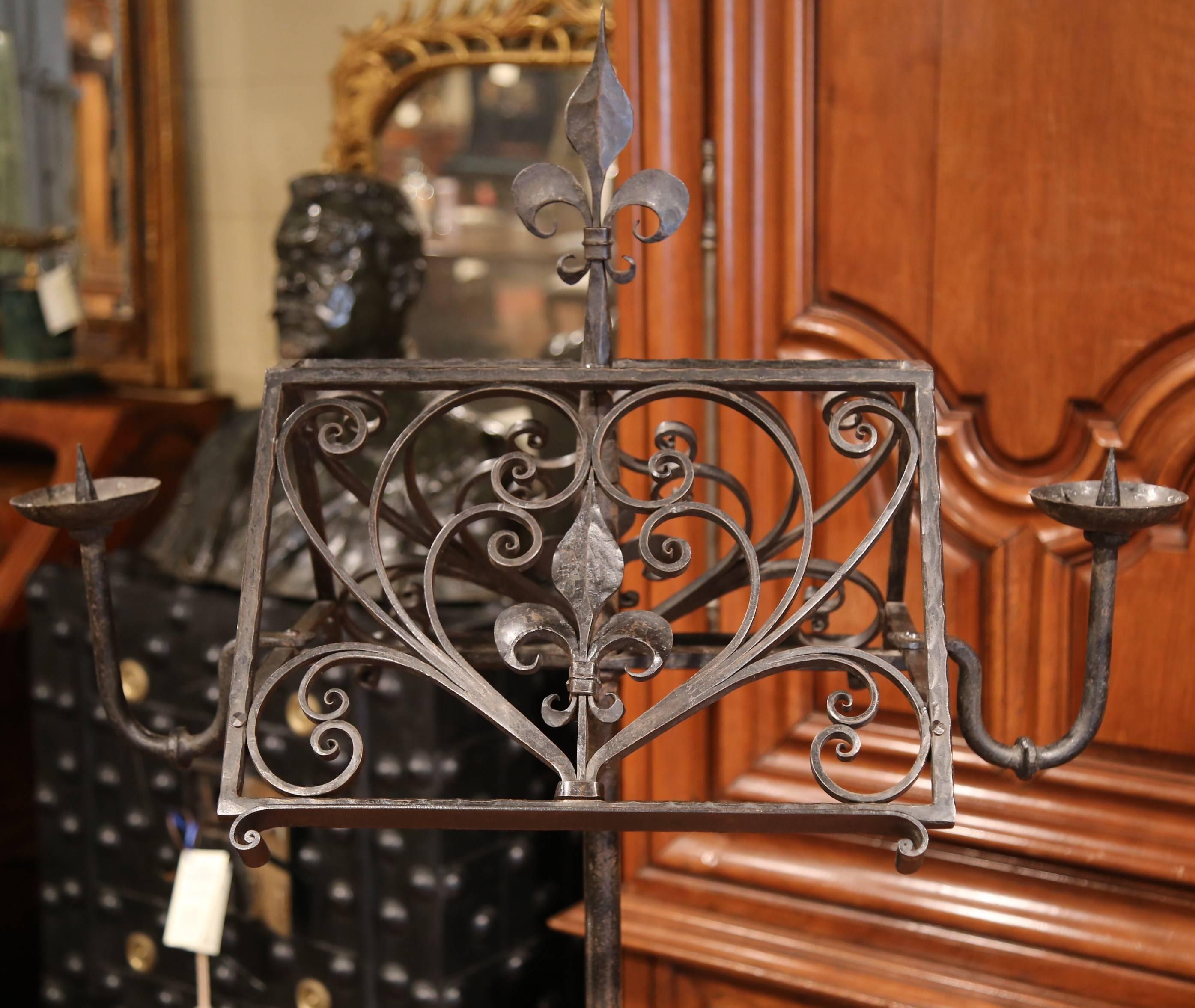 wrought iron music stand