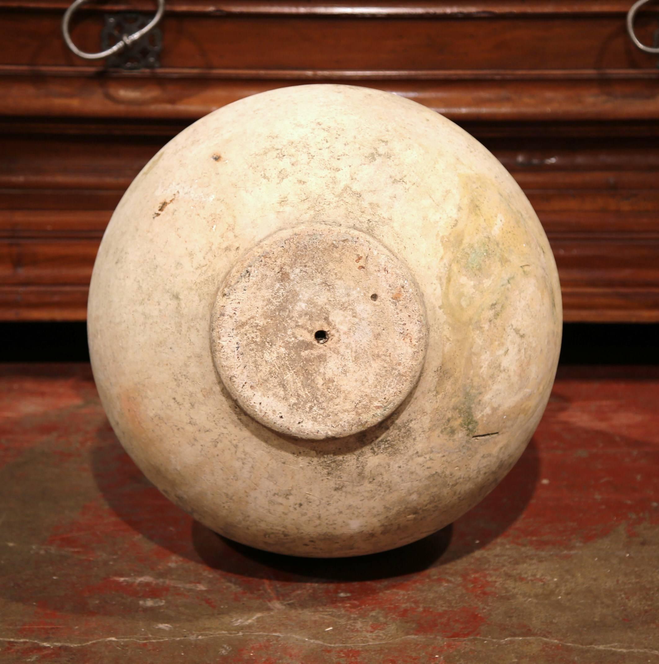 Large 19th Century French Terracotta Olive Jar from Provence 2