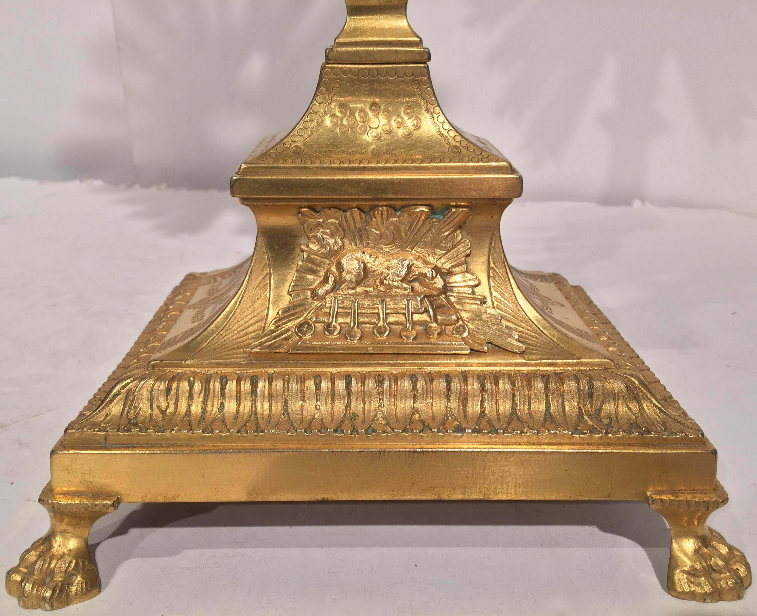 18th Century French Bronze and Copper Catholic Ostensoir or Monstrance In Excellent Condition In Dallas, TX